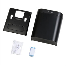 Car Automatic Clamshell Trash Bin Hanging Vehicle Garbage Square Pressing Trash for Alphard 40/30 Series Dedicated