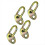 7100 Engine Lifting Bracket Set, 5,500 Lb Capacity Engine Lift Bracket Kit for Use with Load Levelers and Sling ,4 Pack 3