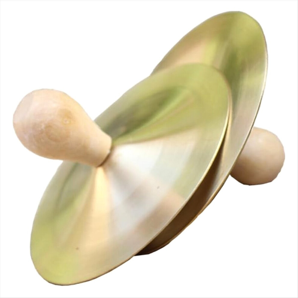 1 Pair Brass Cymbals With Knobs Finger Cymbals With Wood Knobs For Dancer Party Percussion Instrument 4852779915919
