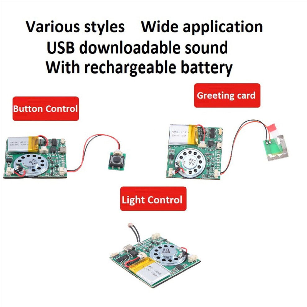 Usb Recording Music Module Diy Mp3 Recordable Sound Module Usb Downloadable Sound Module, Button 4852957339278