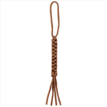 Lanyard per coltello con trama quadrata in paracord - Cachi