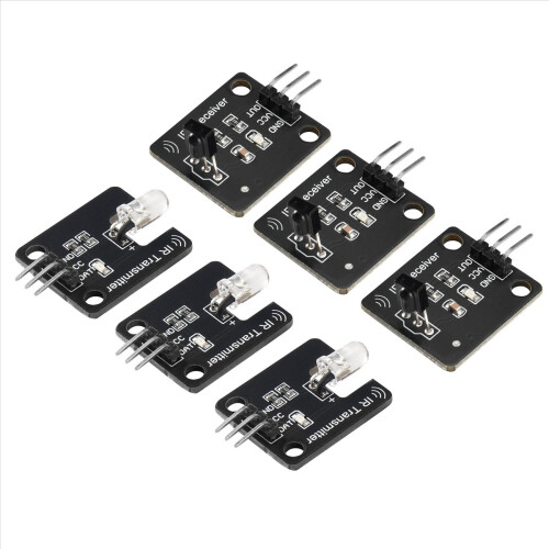 Kit de módulo sensor e receptor infravermelho de 38 kHz, módulo sensor infravermelho digital de 38 kHz 2
