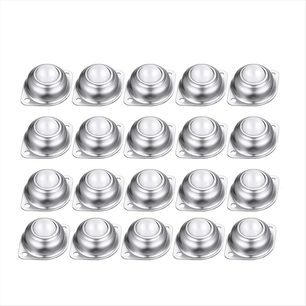 20 Pcs 1 Inch Roller Ball Transfer Bearing Nylon Round Ball Transfer Unit Universal Ball Casters For Conveyor Roller 4852957342490