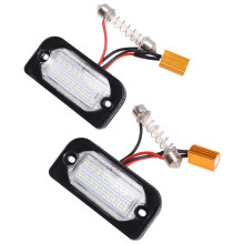 Car LED Rear License Plate Lights for - W203 2D Car Accessories