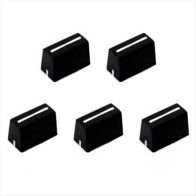 Conjunto de 5 Botões Fader Universais com Tampa Deslizante Reta para Controladores de DJ, Mixers e Consoles (XDJ)