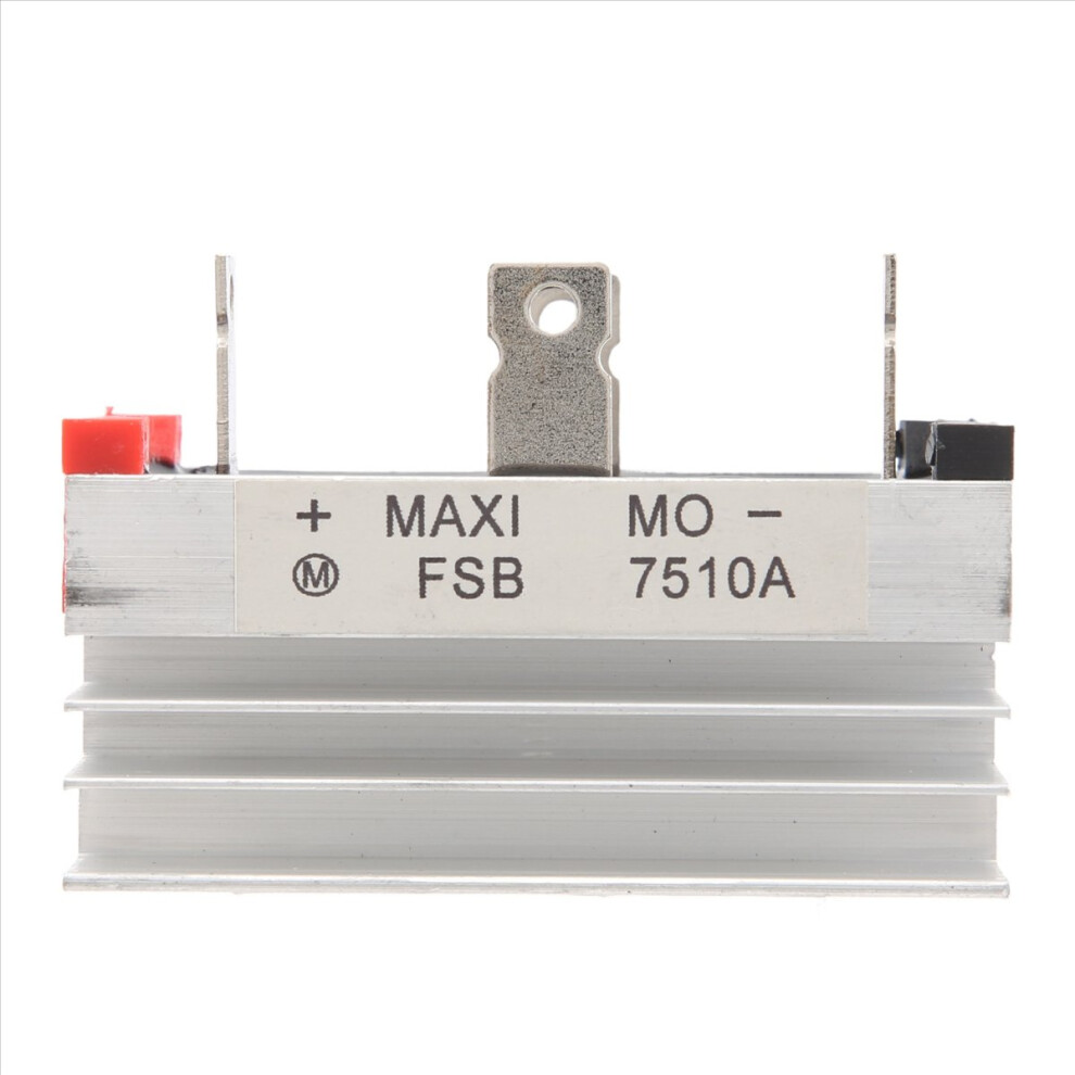 Aluminum Heatsink Base Single Phase Bridge Rectifier Diode 75A 1000V 4852957341820