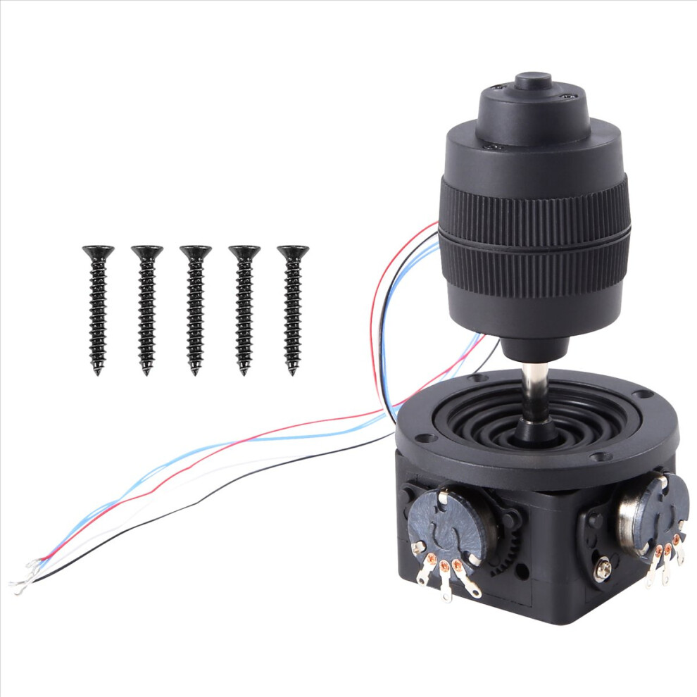 4- D400b-M2 5K Joystick Potentiometer Rocker Hall Joystick Dimensional Resistance 5K Sealed With Button Switch 4852957341592