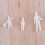 100Pcs HO Scale 1:100 White Model People Unpainted Train Figures 1