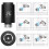 Tuya Smart ZigBee Radiator Actuator TRV Programmable Thermostatic Radiator Valve App Remote Black 4