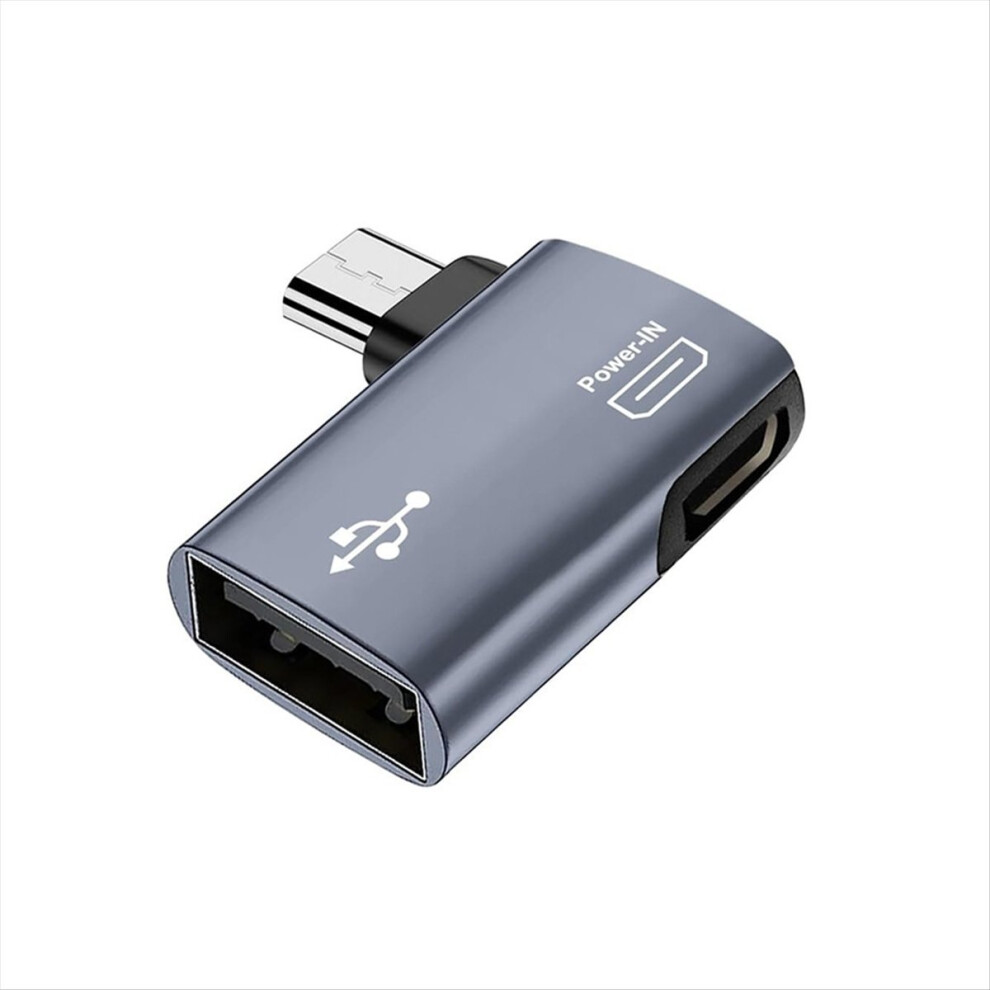 2Pcs Otg Adapter For 90 Degree Left/Right Angle Micro-Usb To Usb Otg Adapter For Android Phone Tablet 4852957359160
