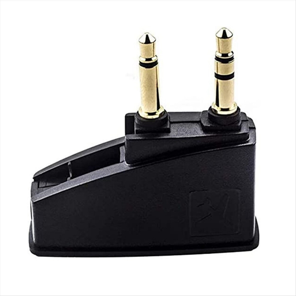 Flight Headphone Adapter 3.5 Mono Plug To 2X3.5 Plugs Compatible With Qc45 Qc35 Qc3 Qc25 Qc20 Headphone Airline Adapter 4852957369602