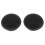 5 Pcs Black 70mm Dia Round Plastic Cable Hole Covers for Computer Desk 3