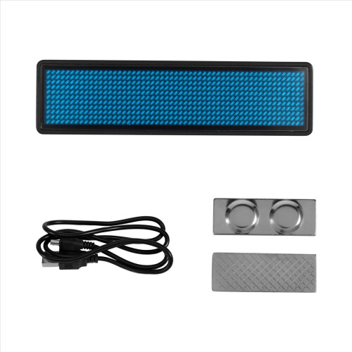 Panneau lumineux LED rechargeable Bluetooth avec affichage défilant programmable, type 5 1