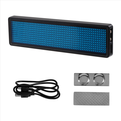 Panneau lumineux LED rechargeable Bluetooth avec affichage défilant programmable, type 5 2