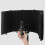 Adjustable 3 Panel Microphone Isolation Shield Foldable Studio Recording Mic Filter Mic Sponge Soundproof Shield 4