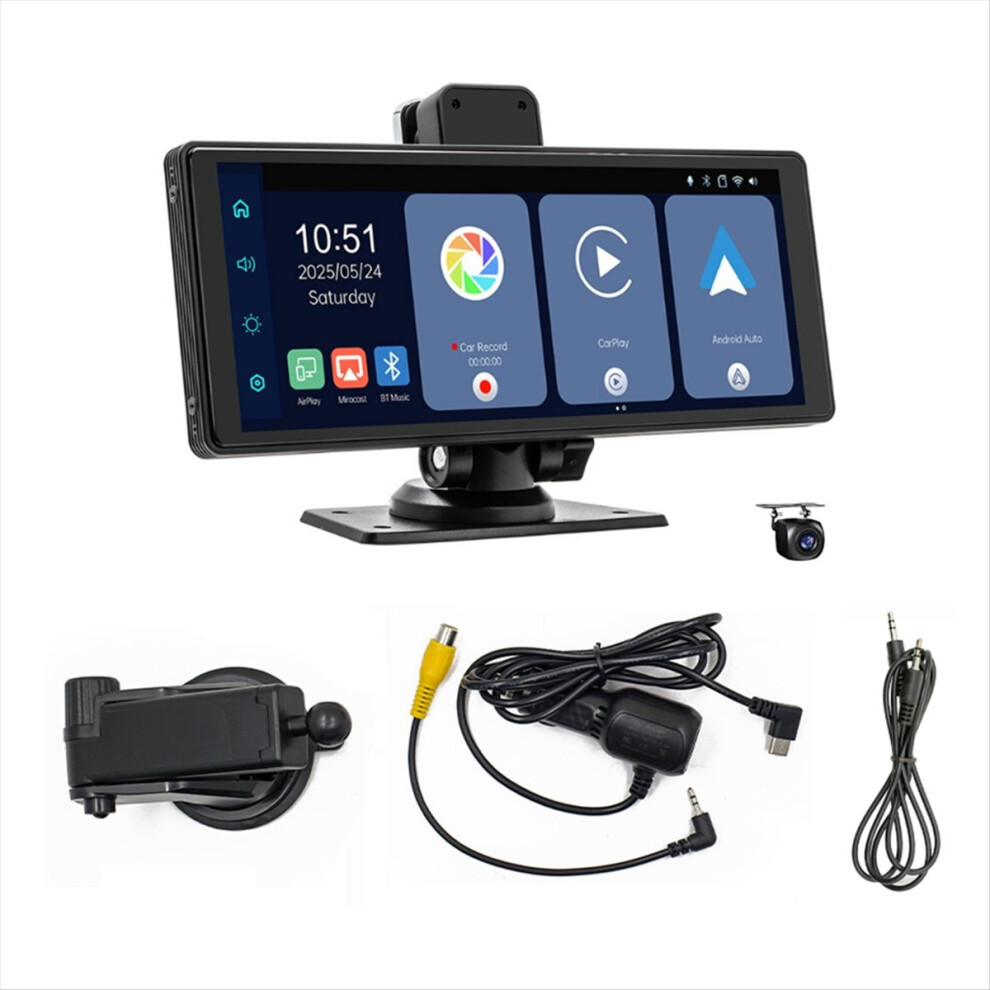 Wireless Carplay Screen, 10.26Inch Hd Touchscreen With 4K Dash Cam Carplay & Android Auto Car Stereo With Backup Camera 4852957374132