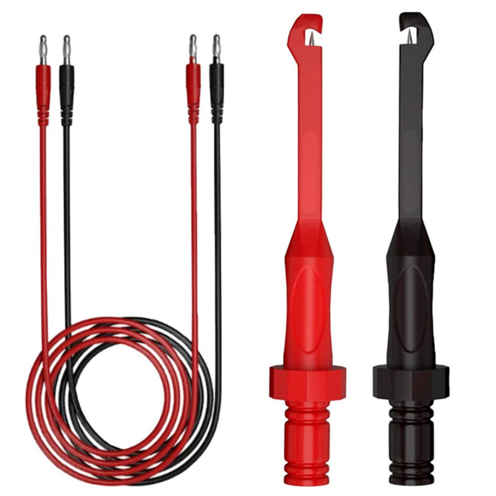 Multimeter Test Leads Set With Wire Piercing Probe And 4Mm Banana Plug For Electrical Testing 4852957358064