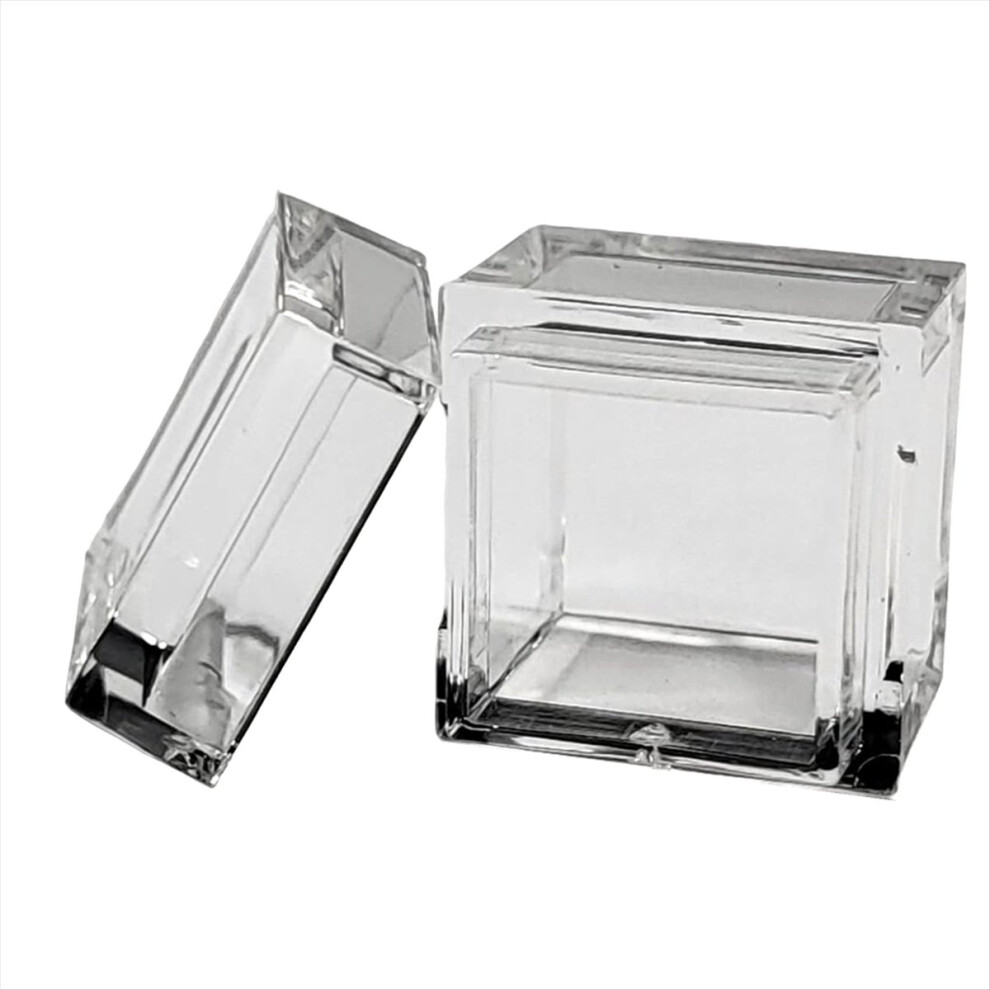 10Pcs Acrylic Box Trays For 0.39Inch 10Mm Elements Cubes Clear Case Periodic Table Bracket For Elements Collections 4852957337380