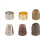 6 Pieces Sewing Thimble Finger Protector,Adjustable Metal Finger Shield Protector for Sewing Embroidery Needlework 3