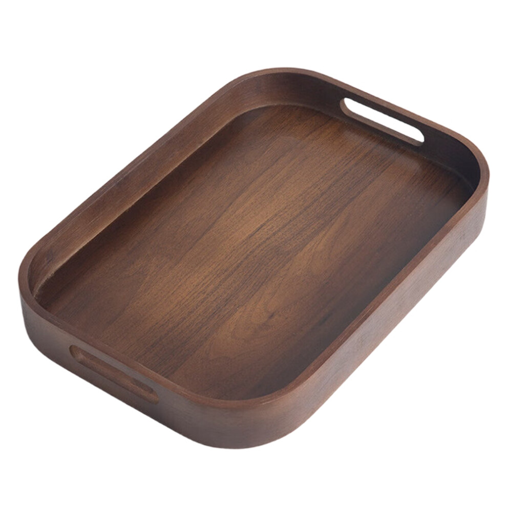 Tea Tray Home Small Tray Tea Cup Tea Tray Tea Set Storage Plate Solid Bamboo Tea Plate S 4852957387194