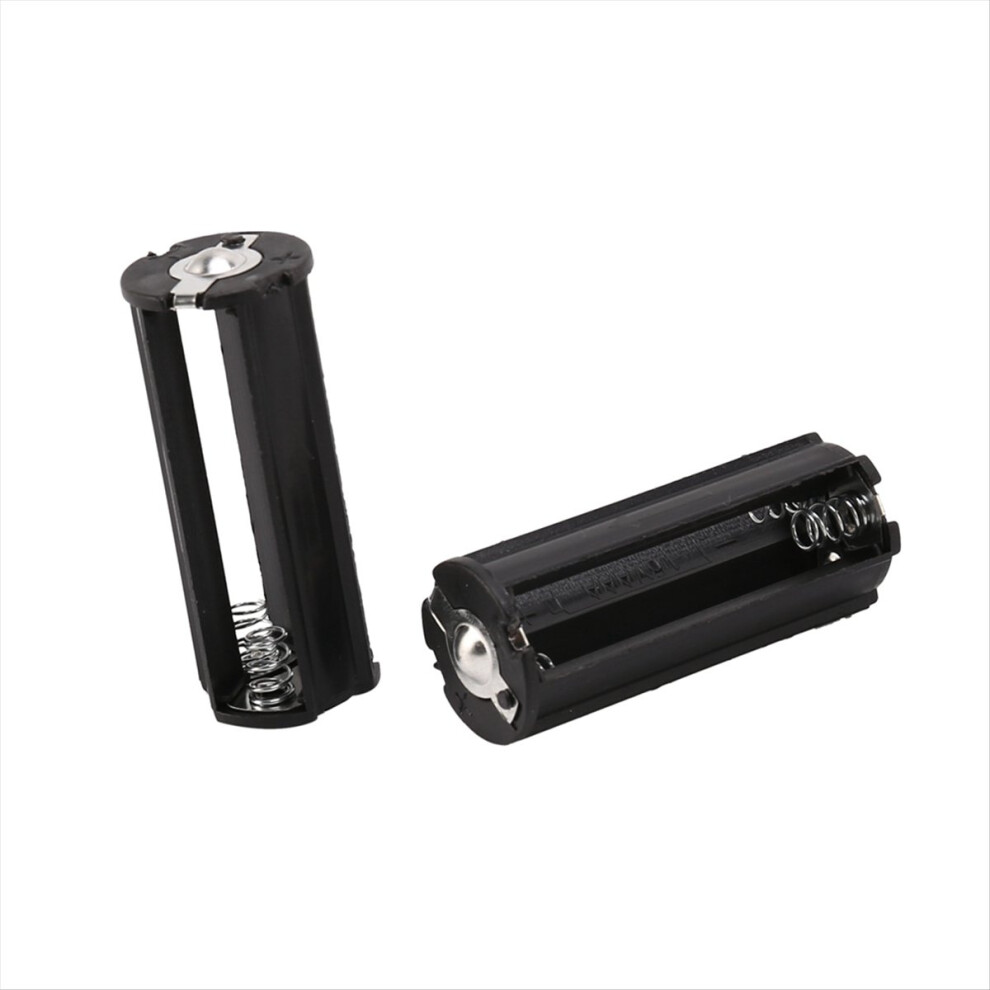 2Pcs Battery Holder For 3 X 1.5V Aaa Batteries Flashlight Torch Black 4852957384551