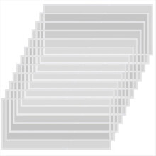12er-Packung Linsenabdeckungen für Strahlkabinen – Folien-Sandstrahlkabine für Fensterstrahlkabinen 23'' x 11''