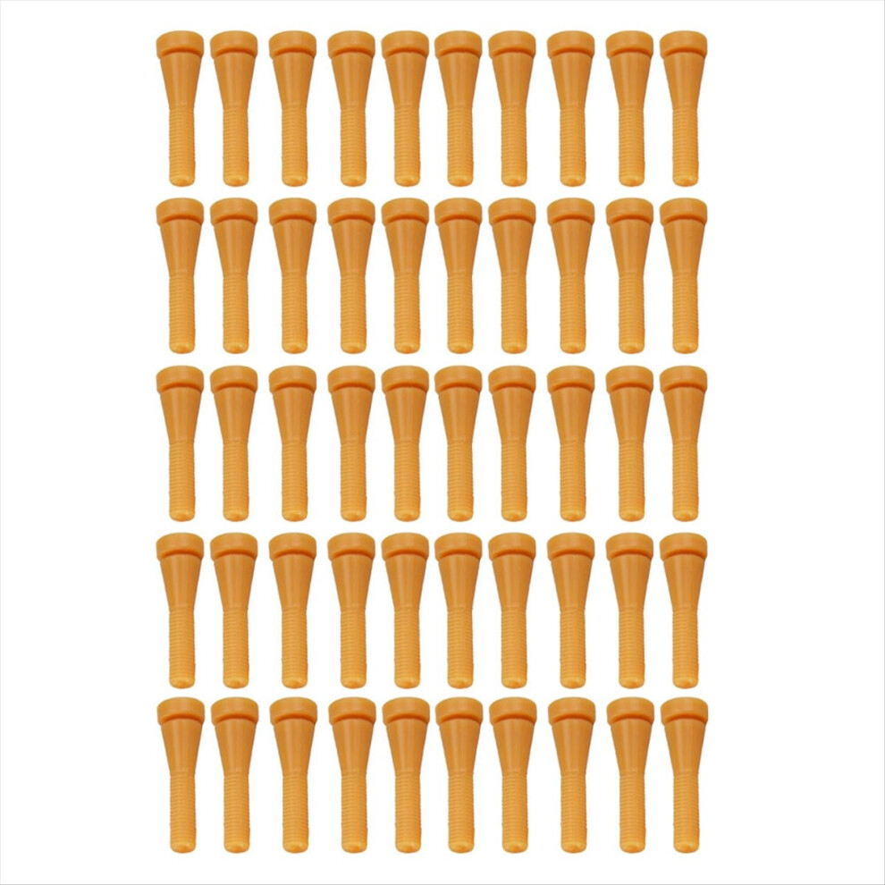 50Pcs Chicken Plucker Fingers, Rubber Hair Removal Stick Poultry Plucking Picker For Duck Quail Goose Yellow 4852957366250