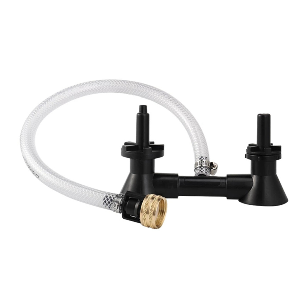 Double Head Wine Rinser Beer Bottle Washer Homebrew Cleaning Equipment Cleaner With Kitchen Faucet Bar Tools 4852957383950