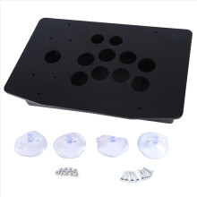 Joystick Acrylic Panel Case for Game Machine DIY Can Be Installed Joystick Button for Retro Video Game