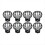 8Pcs Plastic Gutter Guards, Downpipe Leaf Guard, Downspout Filter, Drain Pipe Debris Dirt Protector, Drain Cover 1