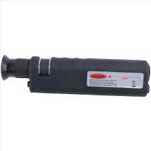 400X Magnification Optical Fiber Inspection Microscope with SC FC LC E2000 Universal Adapter for Fiber Cleaning