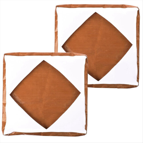 Conjunto de 2 capas protetoras para aquecimento, capa protetora reutilizável para placa de aquecimento de 38 x 38 cm (15 x 15 polegadas).