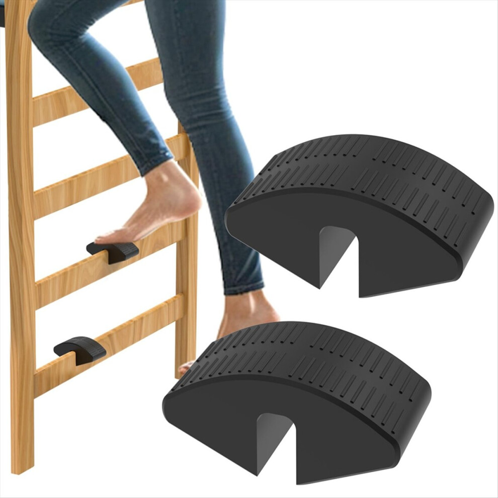 Bed Ladder Foot Support - Durableplastic Step Pad With Anti-Slip, Fits Most College Dorm Bed Ladders(2 Pack) 4852957388078