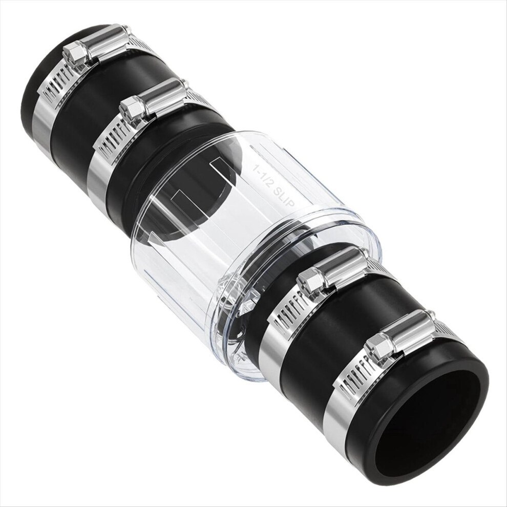 1-1/2Inch Check Valve, Quiet Sump Pump Check Valve Replacement With Spring-Loaded Flapper,For 1 1/2 Inch Pipe 4852957377737