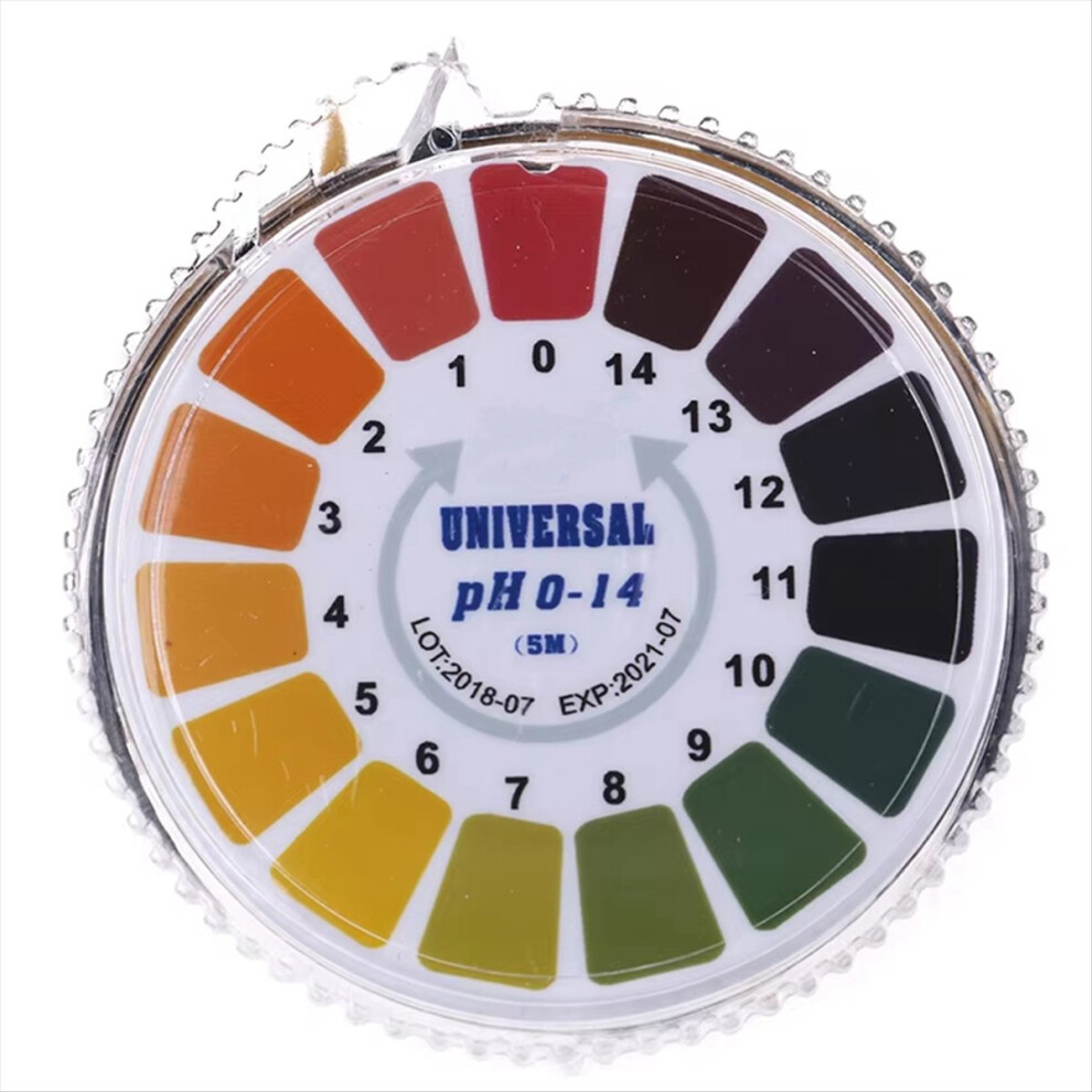 0-14 Ph Meter Ph Test Strips Alkaline Acid Indicator Meter Test Paper Roll For Water Urine Saliva Soil Litmus Measuring 4852957376914