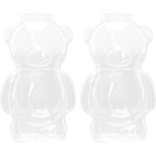 2 Bärenförmige Cocktailgläser, transparente Gläser für Wein, Saft, Kaffee, Tee, Milch und heiße Schokolade