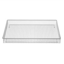 Air Fryer Basket Replacement for TOA-60 TOA-65 TOA-70 Accessories, 12.4"X11" Stainless Steel Baking Tray Pan
