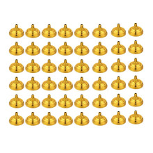 48 Pcs Mini Tabletop Flag Stand Holder 4 X 6 Inch Small Flag Base for Table Desktop Party Office Desk Centerpiece Gold