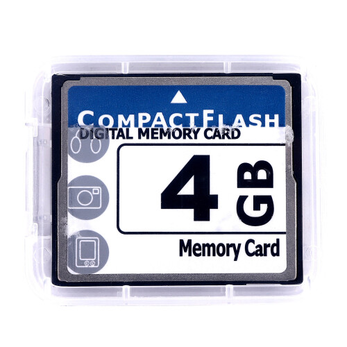 Carte mémoire Compact Flash professionnelle 4 Go (blanche et bleue) 2