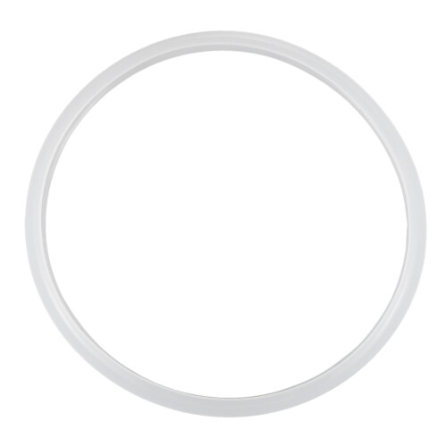Anel de vedação para panelas de pressão com 22 cm de diâmetro interno, branco.
