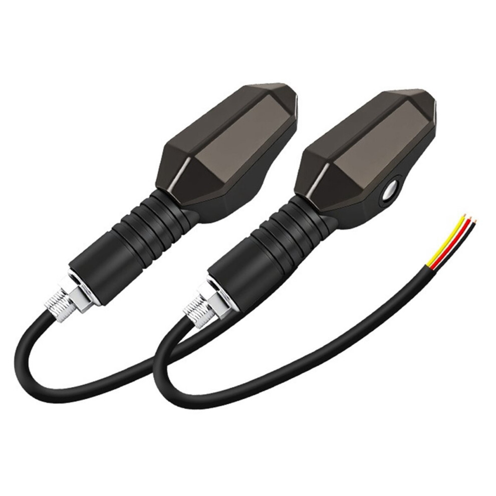 2Pcs Motorbike Led Turn Signal S, Waterproof Warning For Cars Turn Signal Projection Lamp Light 4852957304924
