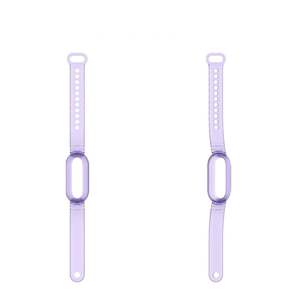 Tpu Voice Recorder Case Wristband Transparent Protector Band Strap For Notepin Voice Recorder Puple 4852957302500