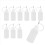10Pcs 30Ml Plastic Squeezable Tip Applicator Bottle Refillable Dropper Bottles with Needle Tip Caps for Glue DIY 3