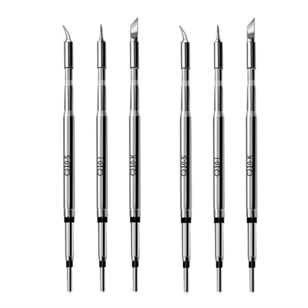 6Pcs C210 Soldering Tips, Replacement Soldering Tips For T1 Max, C210-K/I/Is, Soldering Tips For Soldering Iron 4852957304962