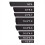 8-Piece Knife Edge Guard Set Black Universal ABS Plastic Sheath Non- Felt Lining Chef Kitchen Tools 2