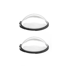 2 Stück Linsenschutzkappen aus gehärtetem Glas für X4 Air – Kratzfeste Linsenschutzkappen für X4 Air