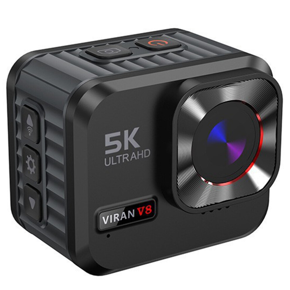 Action Camera 5K30fps With Remote Control Screen Waterproof Camera Drive Recorder Sports Camera Helmet Action Cam 4852957387309