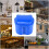 Dark Blue Denture Case, Denture Cup with Strainer, Denture Bath Box False Teeth Storage Box with Basket Net Container Holder for Travel 7