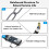 5M Data Cable VR Type-C Streaming Cable USB 3.0 Link Cable for 2 USB Type-C Adapter VR Accessories 5