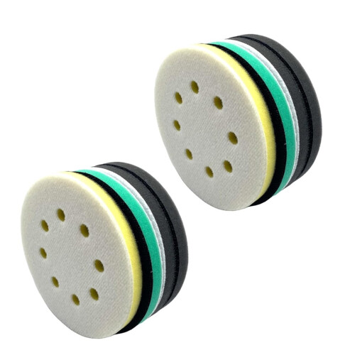 Conjunto de 8 discos de lixa de espuma para lixadeira orbital, 5 polegadas, 8 furos, Surfprep. 1